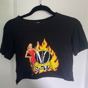 No Doubt cropped concert tee